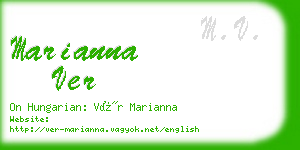 marianna ver business card